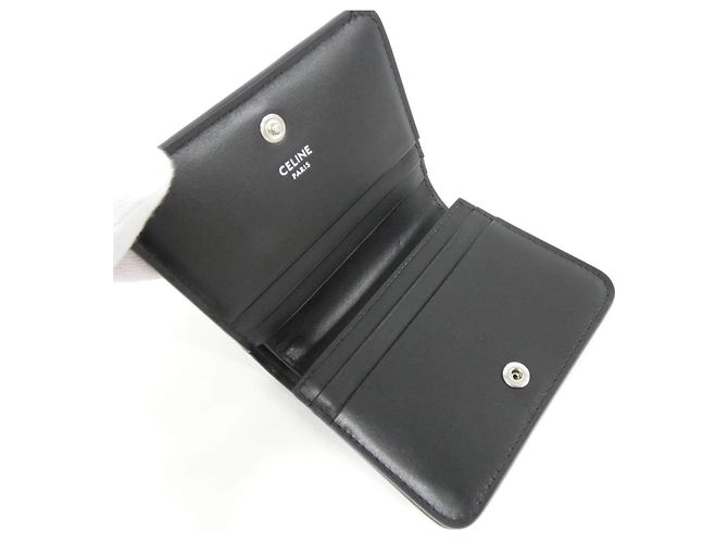 Céline Carteira bifold Celine em couro de bezerro - vista 4