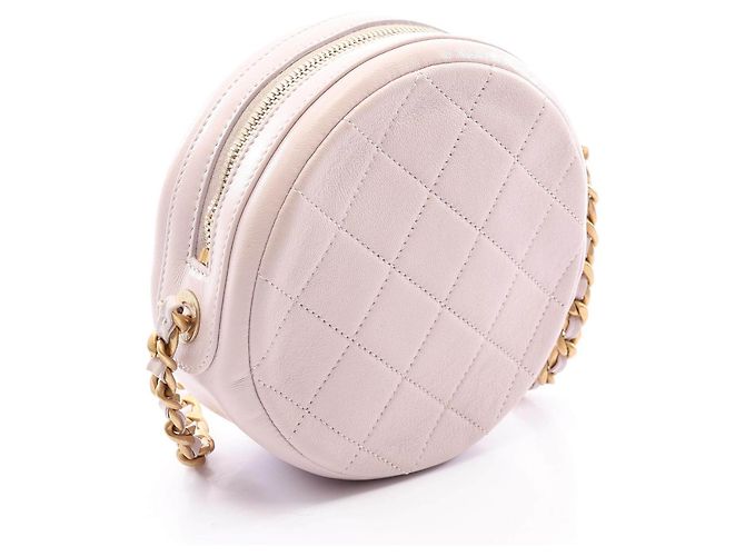 Borsa a tracolla mini rotonda Matelassé CHANEL in pelle - vista 2