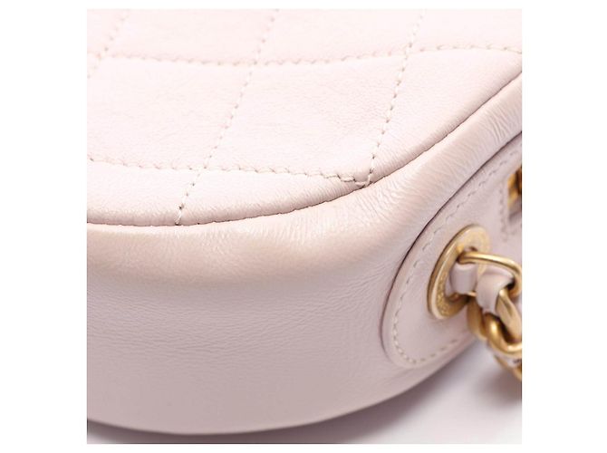 Borsa a tracolla mini rotonda Matelassé CHANEL in pelle - vista 6