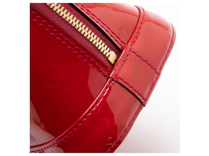 Borsa Louis Vuitton Monogram Vernis Alma BB Satchel - vista 10