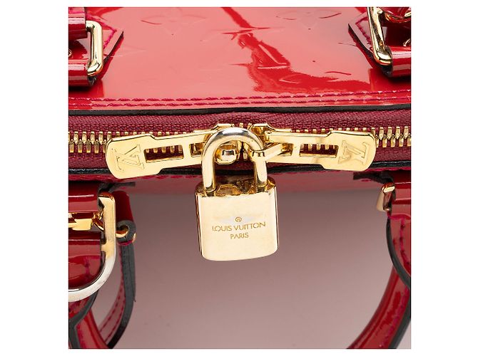 Borsa Louis Vuitton Monogram Vernis Alma BB Satchel - vista 9