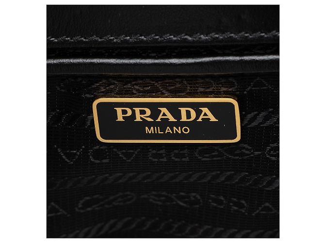Prada Borsa a tracolla piccola in Saffiano con catena - vista 7