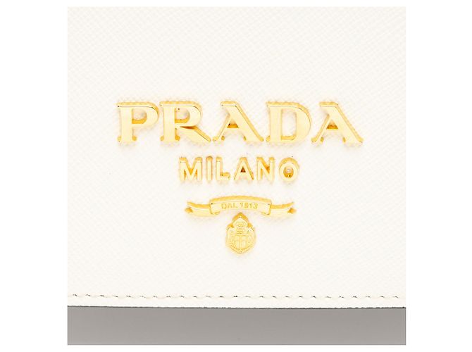 Prada Borsa a tracolla piccola in Saffiano con catena - vista 8