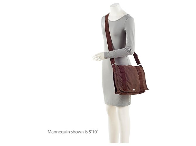 Hermès Hermes Vintage Canvas Herline PM Messenger - vista 5