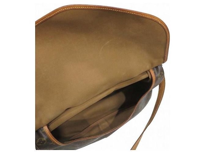 Borsa a tracolla Louis Vuitton Saumur 35 Monogram - vista 6