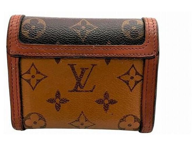 Louis Vuitton Monogram Reverse Portefeuille Dauphine Compact Leather Wallet - Ansicht 2