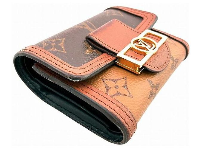 Louis Vuitton Monogram Reverse Portefeuille Dauphine Compact Leather Wallet - Ansicht 9