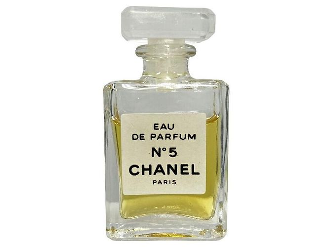 Collana con ciondolo a catena a forma di flacone di profumo Chanel N5 - vista 6