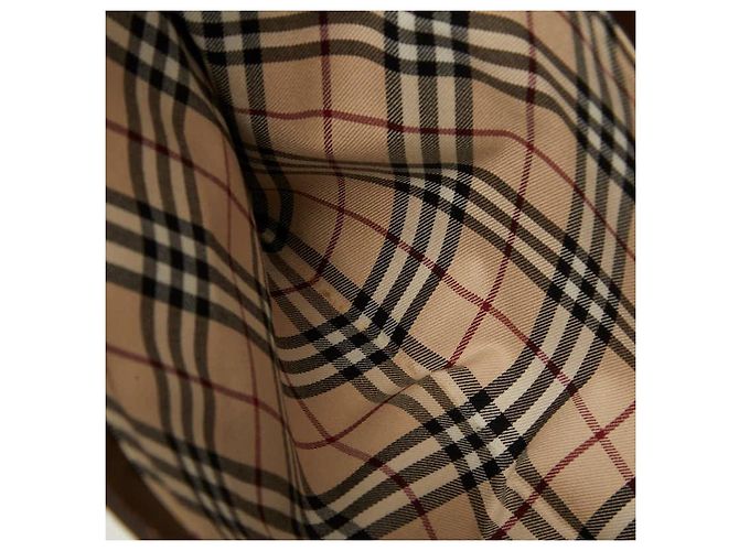 Borsa a mano in pelle Burberry Nova Check - vista 10