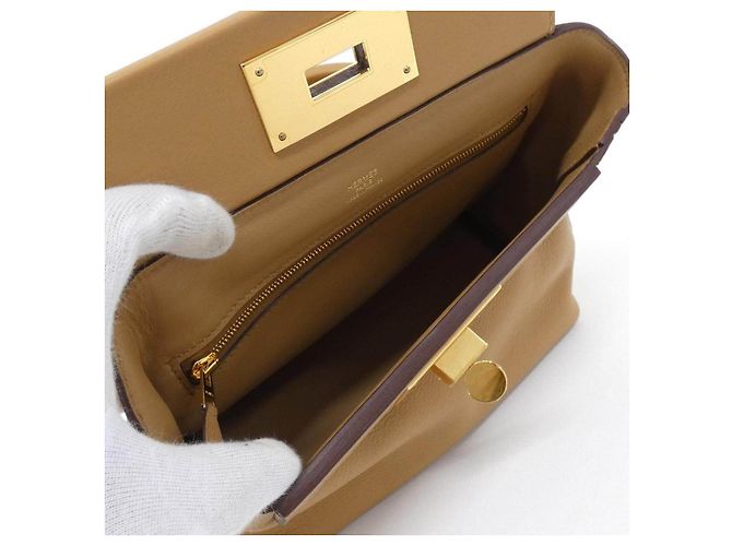 Hermès Borsa Mini Hermes VingtQuatre VingtQuatre Evercolor Swift - vista 7