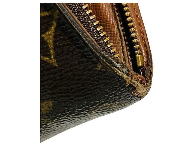 Louis Vuitton Monogram Porte Monnaie Zip Wallet - vista 7