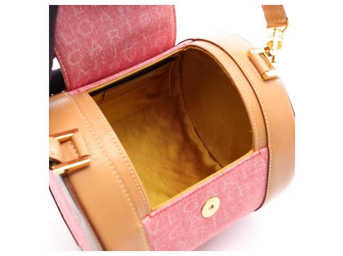 Bulgari Borsa Bvlgari Bzero1 Logo Mania in tela e pelle - vista 3