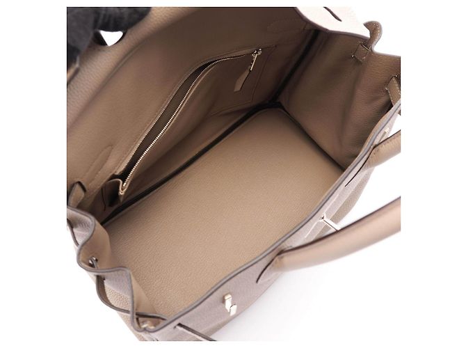 Hermès Birkin 30 Togo Couro Bege - vista 3