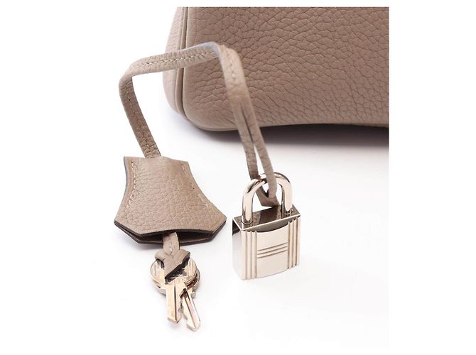 Hermès Birkin 30 Togo Couro Bege - vista 6