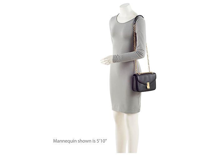 Céline Bolso de hombro Celine Leather C Medium - vista 5