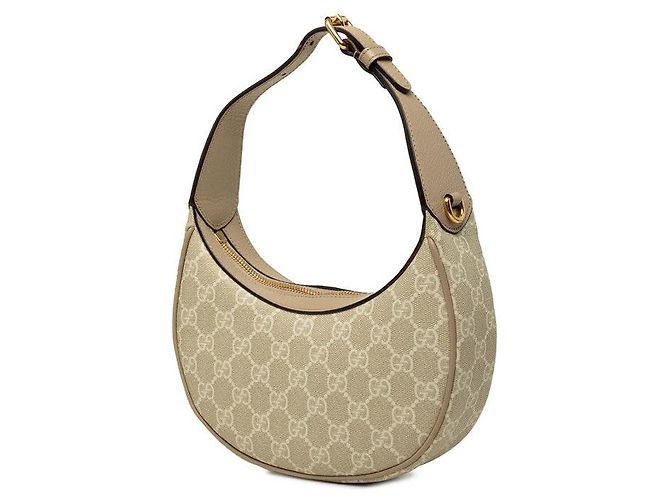 Sac à main mini demi-lune Gucci GG Supreme - vue 2