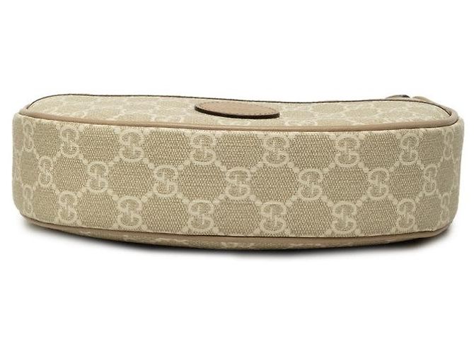 Sac à main mini demi-lune Gucci GG Supreme - vue 3