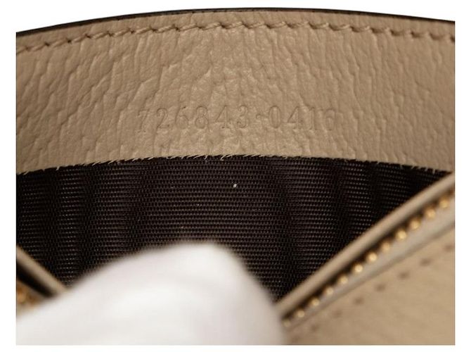Sac à main mini demi-lune Gucci GG Supreme - vue 6
