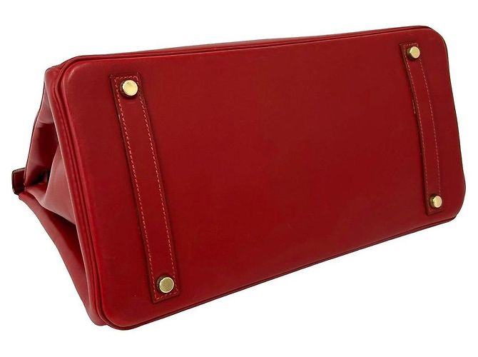 Hermès Bolso de mano Hermes Birkin35 Box Calf - vista 7