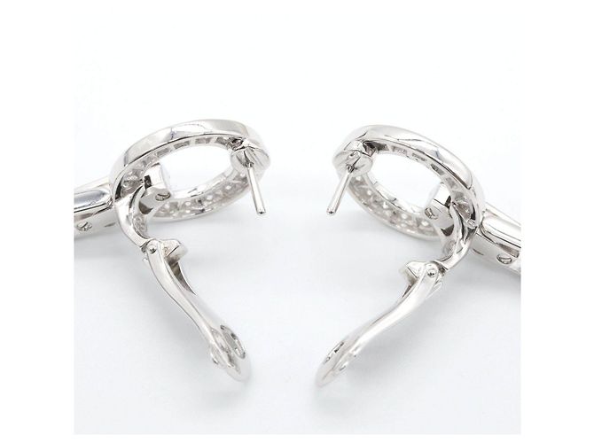 Pendientes Cartier Himaria Perla Diamante Au750 - vista 3