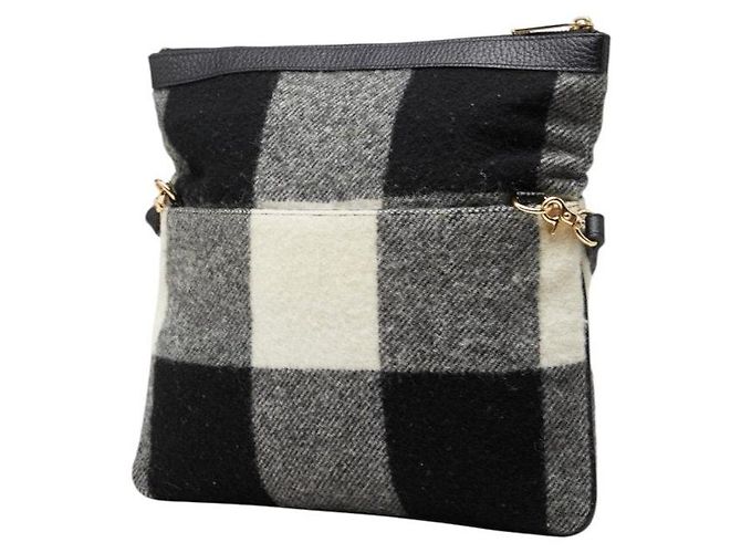 Borsa a tracolla Burberry Block Check - vista 2