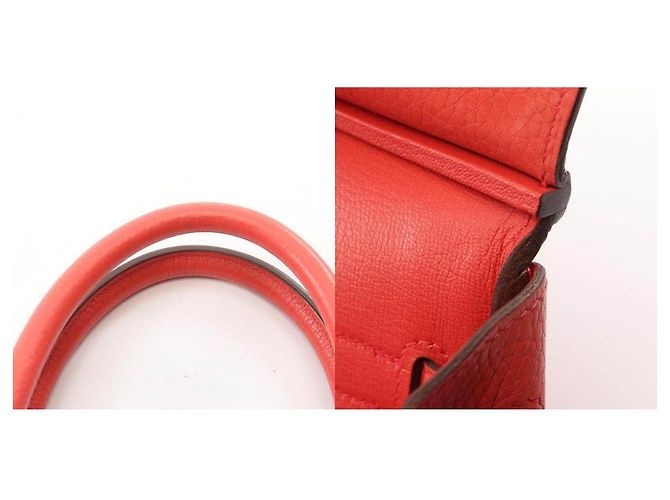 Hermès Birkin 30 Handtasche aus Taurillon Clemence Leder Pink - Ansicht 10