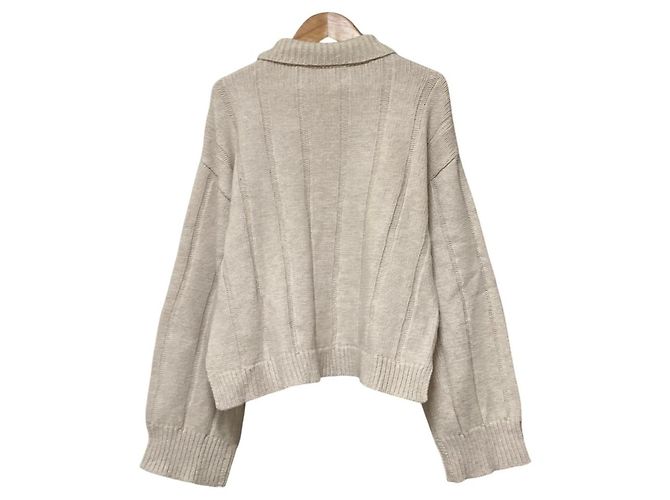 Autre Marque allureville Geelong Wool Stripe Knit Pullover - vista 3