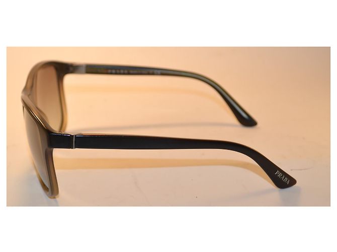 Prada SPR060 Brown Gradient Sunglasses - view 3