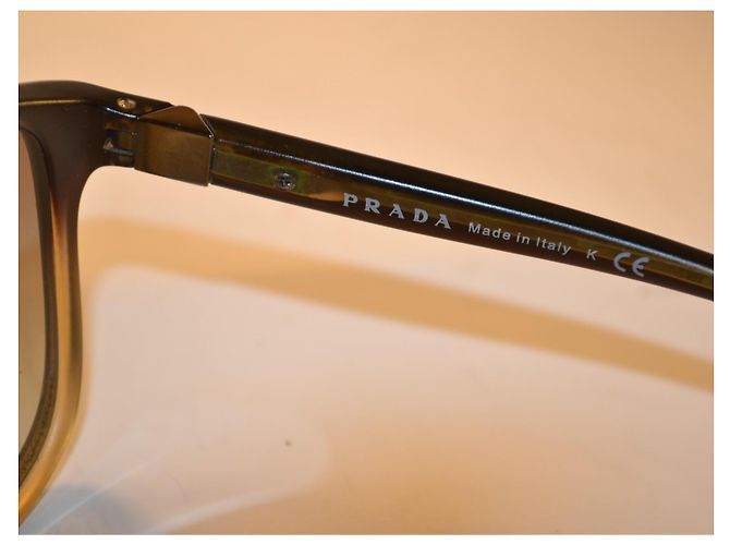 Prada SPR060 Brown Gradient Sunglasses - view 6