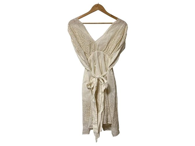 Autre Marque REKISAMI Besticktes Baumwollkleid - Ansicht 2