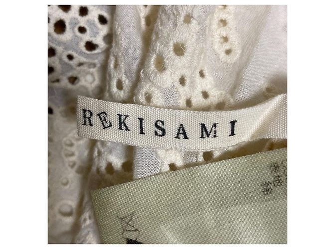 Autre Marque REKISAMI Besticktes Baumwollkleid - Ansicht 4