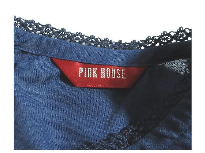 Autre Marque Tunique en lin et coton brodée de trèfles PINK HOUSE - vue 5