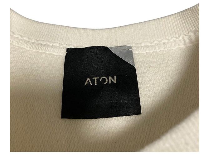 Autre Marque ATON SUVIN GARMENT DYE Sweatshirt Crewneck - vista 6
