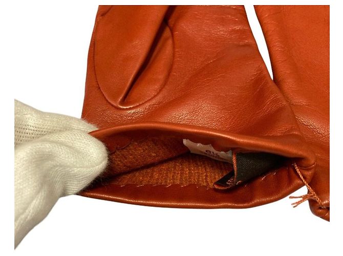 Autre Marque Luvas Sermoneta Gloves em pele de cabra - vista 4