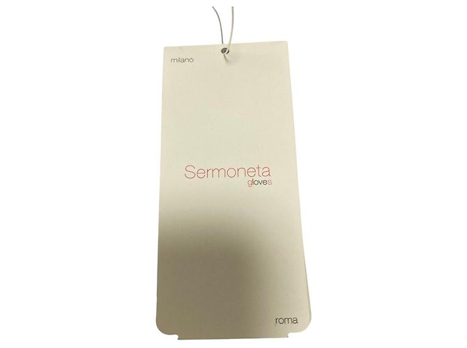 Autre Marque Luvas Sermoneta Gloves em pele de cabra - vista 8