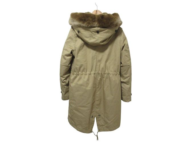 Cappotto imbottito in pelliccia di coniglio WOOLRICH - vista 2