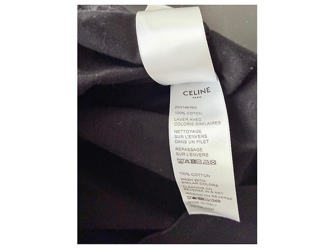 T-shirt Céline Logo em algodão - vista 6