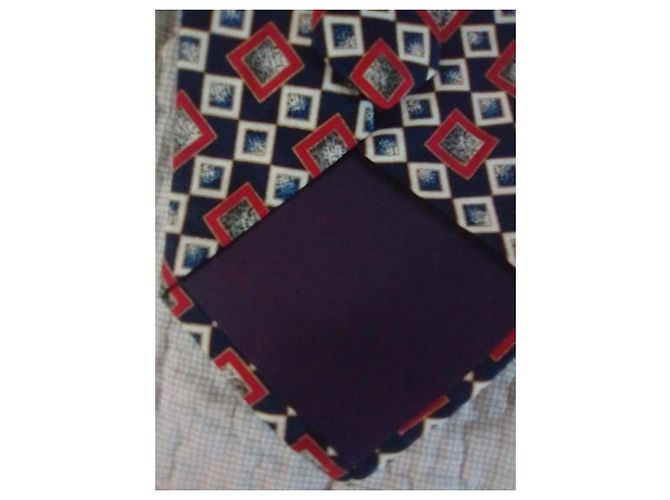 Autre Marque Savile Row Silk Tie with Diamond Pattern - view 6