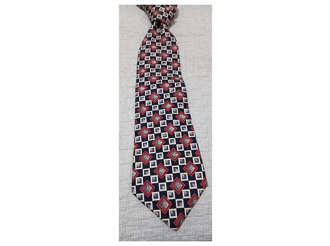 Autre Marque Savile Row Silk Tie with Diamond Pattern - view 9