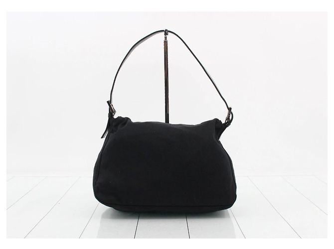 Fendi Tasche aus schwarzem Canvas - Ansicht 2