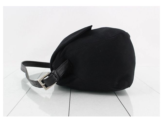 Fendi Tasche aus schwarzem Canvas - Ansicht 4