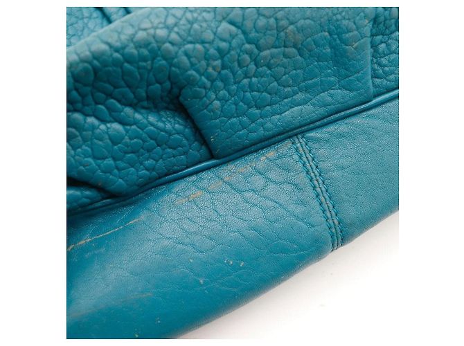 Borsa a tracolla Fendi in pelle Turquoise - vista 11