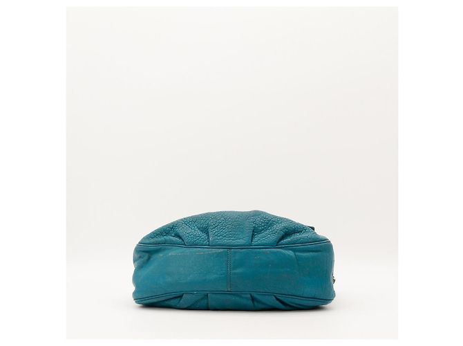 Borsa a tracolla Fendi in pelle Turquoise - vista 5