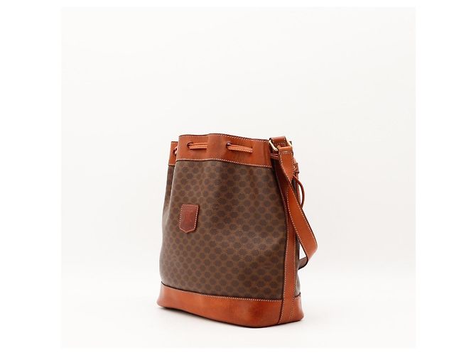 Céline Borsa Secchiello Celine Monogram in Pelle Brown - vista 2