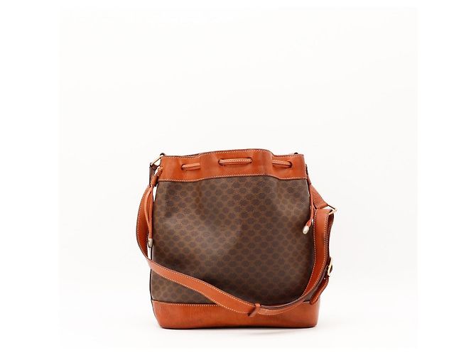 Céline Borsa Secchiello Celine Monogram in Pelle Brown - vista 3