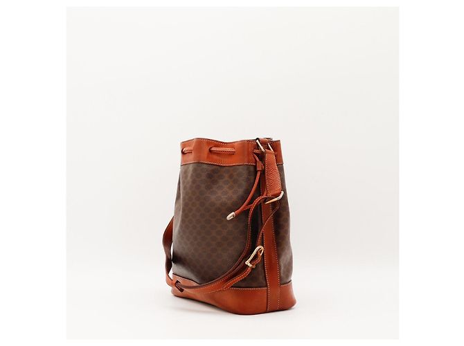 Céline Borsa Secchiello Celine Monogram in Pelle Brown - vista 4