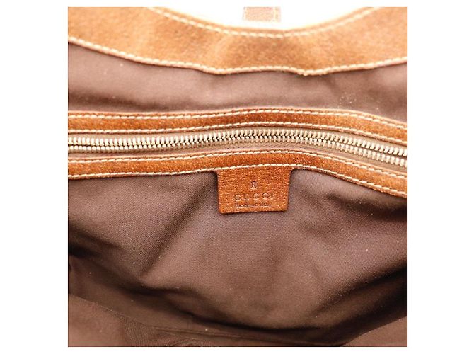 Gucci Hobo Bag Monogram Canvas Leder Brown - Ansicht 7
