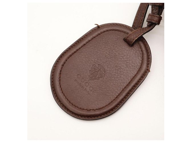 Borsa Hobo Gucci GG Supreme Canvas Leather Brown - vista 8