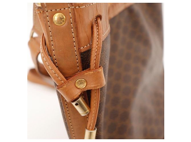 Céline Borsa Secchiello Celine Monogram in Pelle Brown - vista 10