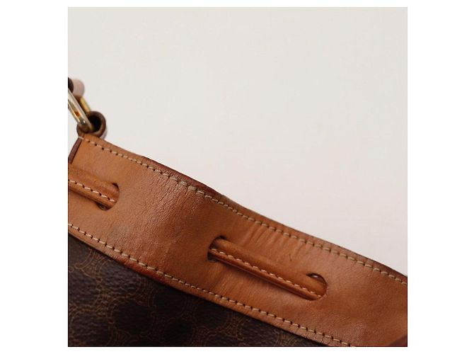 Céline Borsa Secchiello Celine Monogram in Pelle Brown - vista 12